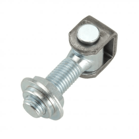 Vartų vyris INOVO, M20E, virinamas, chromo spalvos, 375