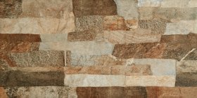 Akmens masės sienų plytelės KAI MURO MIX 8295, 30 x 60 cm, 1,620 m2/dėž., glazūruotos, spl. ruda