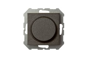 Šviesos reguliatorius LIREGUS Epsilon, įleidžiamas, antracito spalvos, ISR-005-01 E/J, LED 3-100W, 10-250W / b/r