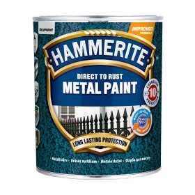 Antikoroziniai dažai HAMMERITE Hammered Finish, 750 ml, juodos sp., kaldinto metalo efekto