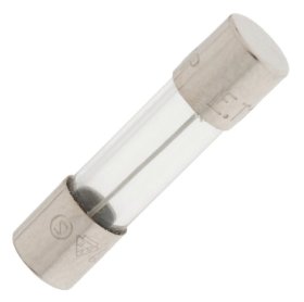 Saugiklis ELECTRALINE 61411, stiklinis, skaidrus, 5 x 20 mm, 2A, 3 vnt