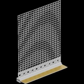 PVC deformacinis profilis EJOT GIGA FLEX, su deformacine juostele, antracito spalva, ilgis 2,4 m, 8803748002