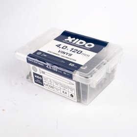 Vinys statybinės XIDO, juodos 4,0x120, 50vnt.