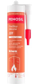Neutralus ugniai atsparus silikonas PENOSIL FireStop Silicone 331, pilkas, 300 ml