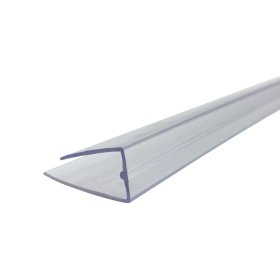 Užbaigimo profilis U, polikarbonato plokštėms, 8-10mm, L-2,1m, skaidrus, UP810X210S