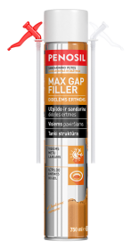 Sandarinimo putos PENOSIL Max Gap Filler, 750 ml, šiaudelinės