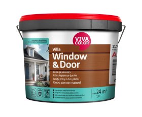 Langų rėmų ir durų dažai VIVACOLOR Villa Window & Door, 2,7 l, C bazė, pusiau blizgūs
