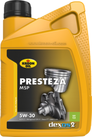 Variklinė alyva KROON-OIL Presteza Msp 5W-30, sintetinė, benzininiams ir dyzeliniams varikliams, 1L