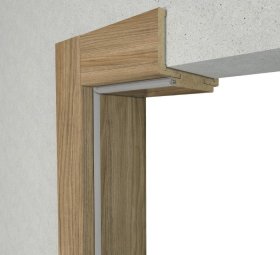 Laminuota durų stakta VOSTER reguliuojama, su apvadais, su apvadais, komplektas, dešininė, spl. Italian walnut,100-120x60x2089 mm, 2 vnt., 110-120x60x784 mm, 1 vnt.