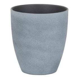 Kambarinis keraminis vazonas orchidėjai SCHEURICH, DARK STONE (620/15), akmens sp., skersmuo 15 cm.