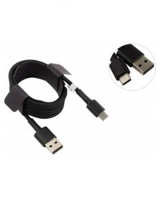 Įkrovimo laidas XIAOMI Mi, USB Type-C, 1 m, pintas, juodos sp., SJV4109GL