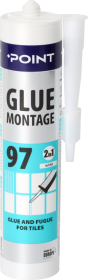 Klijai POINT 97, klijai ir užpildas plytelėms, 280 ml