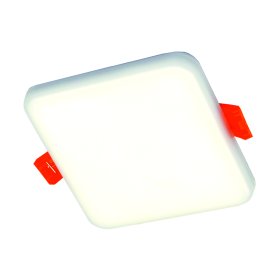 Montuojamas šviestuvas panelė TOPE Ronda Ik08, įleidžiama, LED 8W, 3000K, IP65, 533 lm, pjaunama skylė 80 mm, be rėmelio, baltos sp., 100x100x25 mm, 6003000037