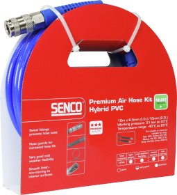 Aukšto slėgio žarna SENCO Pu, su antgaliais, 10 m x 6,5 mm