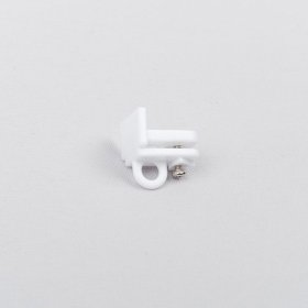 Užbaigimas HESORA Nr. Tk 10805, plastikinis, aliuminio profiliui U,  su kilpute, baltos spalvos, 2 vnt.