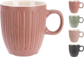 Puodelis, keraminis, 150 ml, 4 skirtingos sp.