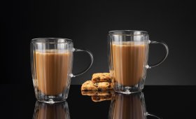 Dvigubo stiklo stiklinių rinkinys AMBITION CURLY, 2 vnt., 350 ml, ST