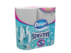 Popierinis rankšluostis Ooops! Sensitive, 2 vnt., ST
