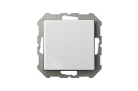 Perjungiklis LIREGUS Epsilon, 1 klavišo, įleidžiamas, baltos sp., sraigtiniai pajungtimo kontaktai, IP6.10-001-01.E/B 