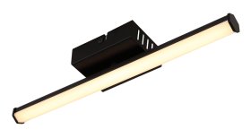 Pakabinamas LED šviestuvas GLOBO Kirina, 6W, 3000K, 230V, 540lm, 342 x 70 x 56 mm, juodos sp.