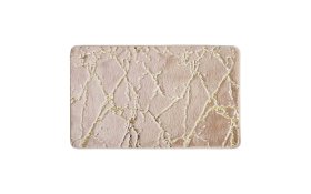 Vonios kilimėlis BENEDOMO, 50 x 80 cm, dirbtinis triušio kailis, poliesteris, smėlio sp.
