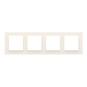 Rėmelis KONTAKT SIMON 10, kreminės sp., 4 viet., CR4/41