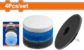 Šveitimo rinkinys WADFOW, laminato kietmedžio, plytų, betono, surūdijusio metalo valymui, 89 mm, 4 vnt., WND4406