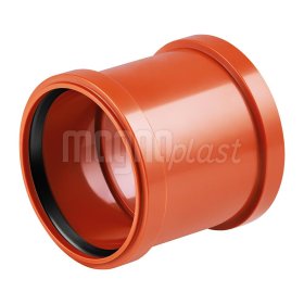 Lauko nuotekų dviguba mova MAGNAPLAST PVC KG, DN110