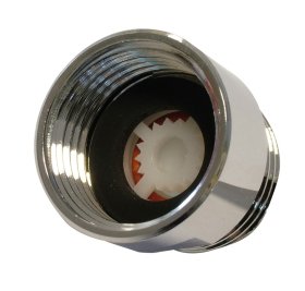 Srauto reduktorius dušui PERLINI P-2027, M / F, pastovus srautas 8 l / min., chromas