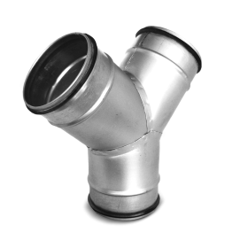 Trišakis ALNOR YSG-45-125-125, d125 mm atšaka, d125 mm- 45°, su tarpine, cinkuota skarda