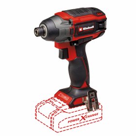 Akumuliatorinis smūginis suktuvas EINHELL TP-CI 18/220 Li BL - Solo, 18 V, 1/4'' griebtuvas, bešepetėlis variklis, maks. Sukimo momentas 220 Nm, be akumuliatorių ir kroviklio