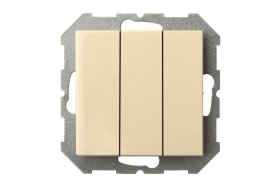 Jungiklis LIREGUS Epsilon, 3 klavišų, įleidžiamas, smėlio sp., sraigtiniai pajungtimo kontaktai, IJ3.16-001-01.E/S  