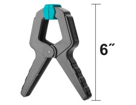 Rankinis plastmasinis spaustuvas TOTAL, 150 mm, 15 kg, THT13362