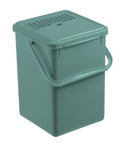 Komposto kibiras ROTHO Bio, 8 l, su filtru, tamsiai žalios sp.