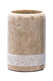 Stiklinė RIDDER Posh, pastatoma, smėlio spalvos, marmuras, 2234119