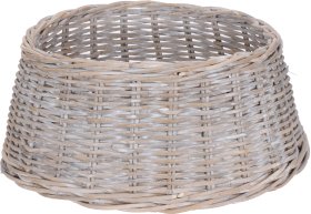 Kalėdinės eglutės stovo gaubtas, pintas, 60 x 60 x 26 cm, šviesiai rudos sp.