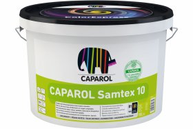 Vandeniniai vidaus dažai CAPAROL Samtex 10, B1, 10 l, šilko matiniai, 1 klasė šlapiam trynimui