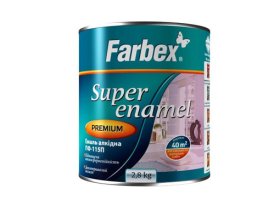 Alkidinė emalė FARBEX Pf-115P, 2,8 l, vidaus ir išorės darbams, dramblio kaulo spalvos