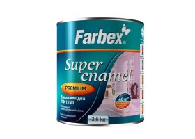 Alkidinė emalė FARBEX Pf-115P, 2,8 l, vidaus ir išorės darbams, salotinė