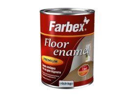 Alkidinė emalė FARBEX Pf-266, 0,9 l, geltonai rudos spalvos, grindims bei betono paviršiams