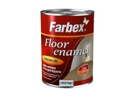 Alkidinė emalė FARBEX Pf-266, 0,9 l, raudonai rudos spalvos, grindims bei betono paviršiams