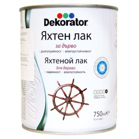Jachtinis lakas DEKORATOR, 0,75 l, blizgus, bespalvis