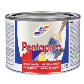 Alkidinis emalis RILAK Pentaprim, 0,45 l, juoda spalva, Latvija