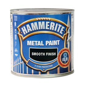 Antikoroziniai dažai HAMMERITE Smooth Finish, 250 ml, baltos sp., blizgūs