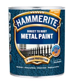 Antikoroziniai dažai HAMMERITE Hammered Finish, 750 ml, juodos sp., kaldinto metalo efekto