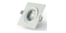 Montuojamas šviestuvas ORRO Im1081, LED 3 W, 220-240 V, 240 lm, 3000 K, 25.000 val., kvadrtinis, baltas, A171030077