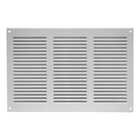 Ventiliacinės grotelės EUROPLAST MR3020, 300 x 200 mm, metalinės, baltos spalvos
