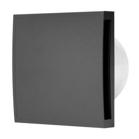 Buitinis ventiliatorius EUROPLAST E-Extra EET100A, d100 mm, su uždengimo dangčiu, antracitas