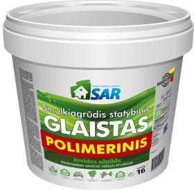 Polimerinis glaistas SAR, su kreidos užpildu, 1,5 kg (kibire)