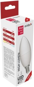 LED lemputė AVIDE, 6.5W, E14 žvakė, WW, 3000K, 220-240V, 806 lm